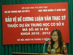 Bảo vệ đề cương luận văn thạc sĩ Quản lý 888B com đăng nhập
