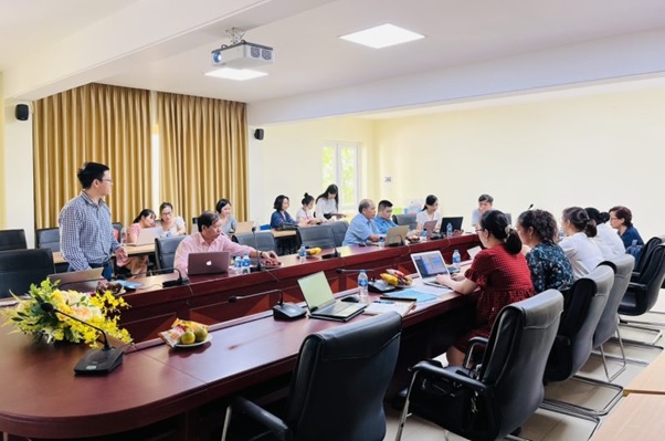 Tập huấn cán bộ, 888B nổ hũ Khoa Quản lý về chủ đề “Thiết kế khoá học trực tuyến trên hệ thống quản lý Km388b bắn cá giải trí LMS”
