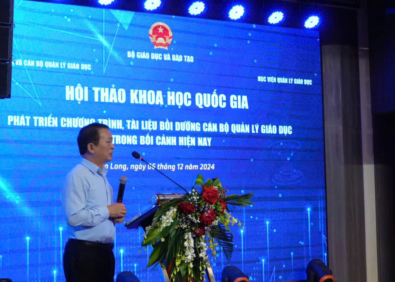 Hội thảo khoa học quốc gia: Phát triển chương trình, tài liệu bồi dưỡng cán bộ quản lý 888B com đăng nhập trong bối cảnh hiện nay