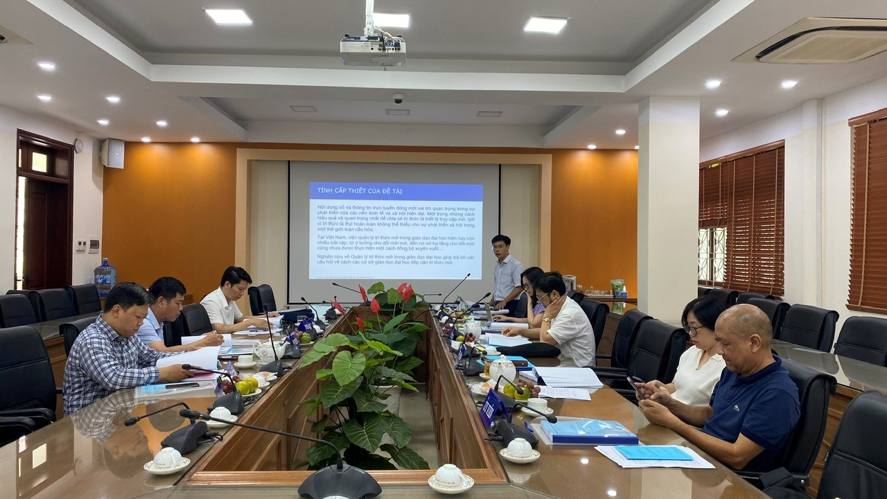 Kết quả đánh giá nghiệm thu cấp Bộ đề tài KHCN cấp Bộ MÃ SỐ B2022-HVQ-04