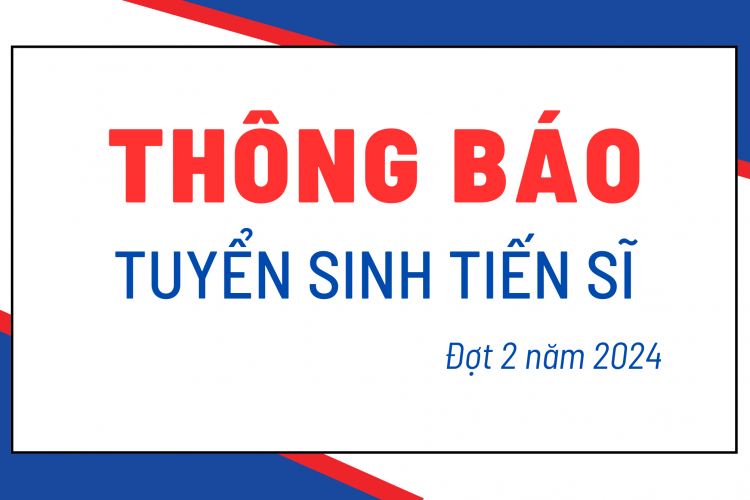 Thông báo V/v 888B com app hiện đang mở đào tạo trình độ tiến sĩ ngành Quản lý 888B com đăng nhập đợt 2 năm 2024