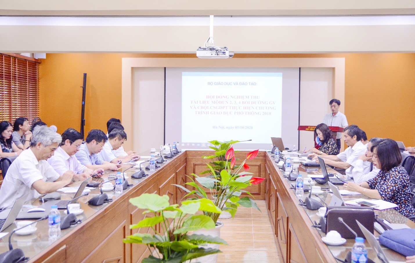 Nghiệm thu Tài liệu module 2,3,4 bồi dưỡng giáo viên và cán bộ quản lý cơ sở giáo dục phổ thông thực hiện Chương trình giáo dục phổ thông 2018